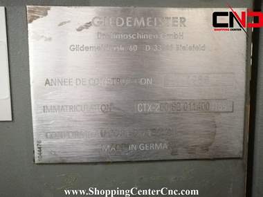 تراش سی ان سی دو محور GIDEMEISTER CTX200 SERIE 2ساخت آلمان
